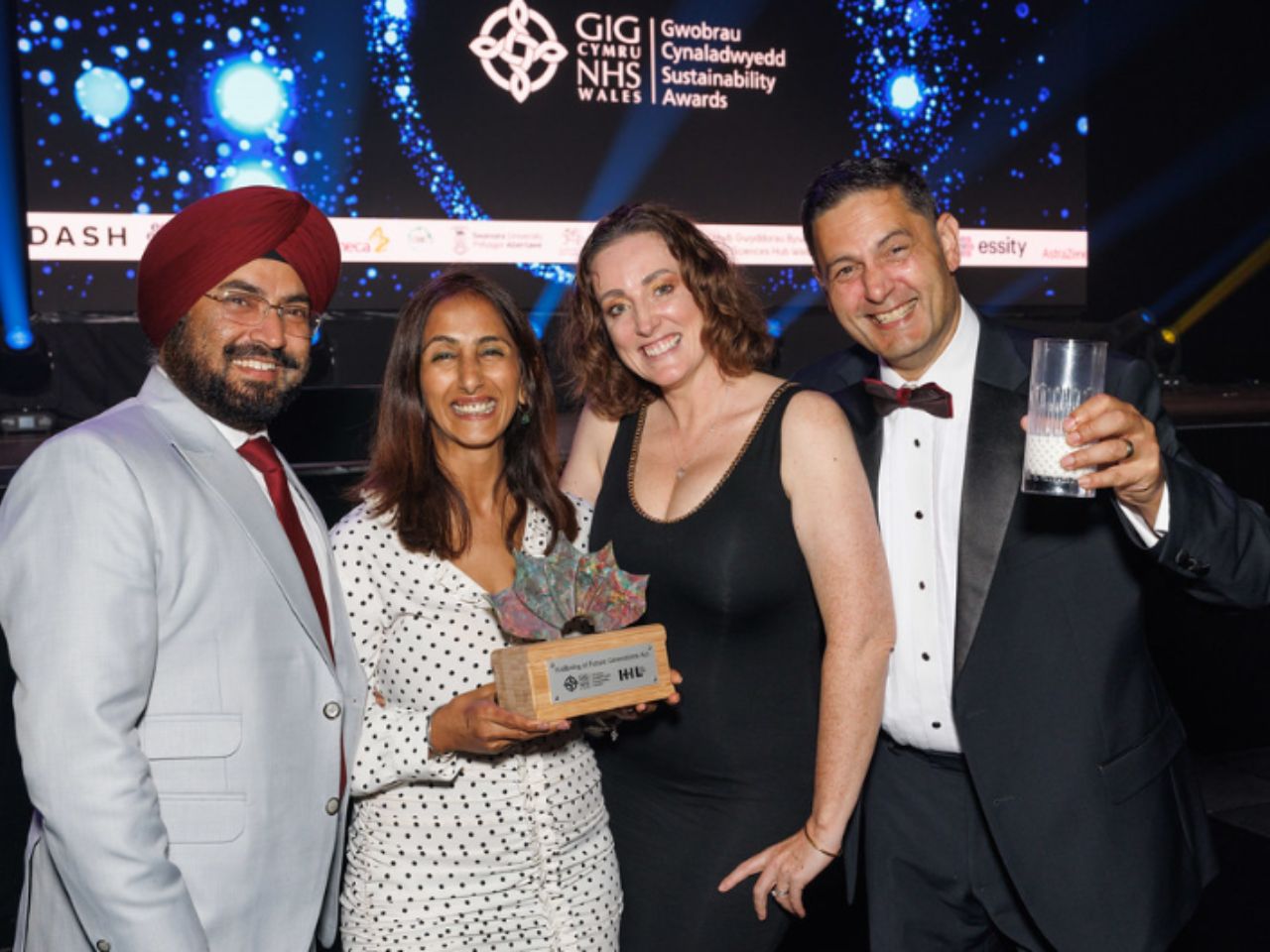 Winners of the NHS Wales Sustainability Award